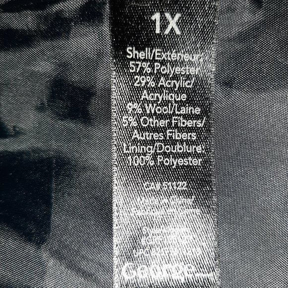 George Plus Fall Jacket. 1XL - Picture 4 of 4